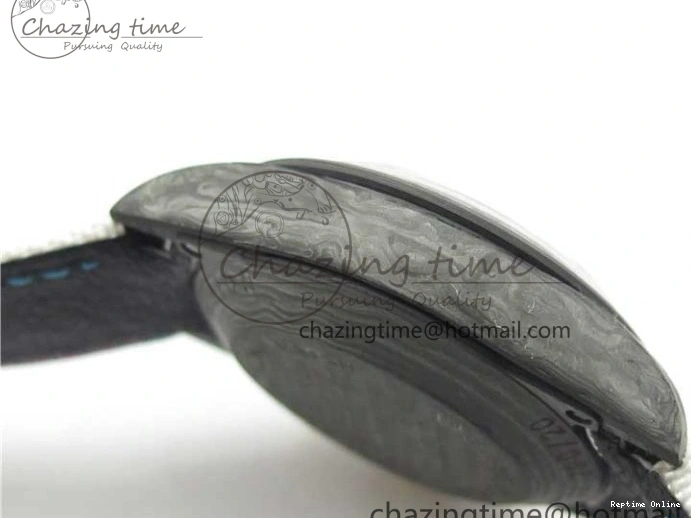 0413 ComfortFit Daytona DIW Carbon OMF Best Edition Blue Pink White Dial on White Nylon Strap A 2833